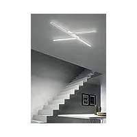 linea light mais & de xilema applique/plafonnier led h 160,3 cm 47 w aluminium brillant
