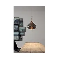 studio italia suspensions sky-fall en chrome | fait à la main fabriqué en italie | lumière pendante moderne moderne