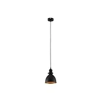 lindby suspension jasminka à intensité variable (moderne) en noir métal e. a. pour cuisine (1 lampe,à e27), luminaire, lampe plafond, luminaire plafonnier, suspendue