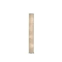 fischer & honsel lampadaire thor 4 x e14 max. 25,0 w nickelé abat-jour en tissu 40023 19 x 156 cm (l x l x h)