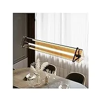 style nordique table à manger lustre de plafond en verre rétro loft appartement restaurant café bar décoration lampe suspendue éclairage illuminer plafonnier en cristal