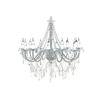 lustre vénitien baroque 12 feux 1600 cristauxmaison & jardin,luminaires,appareils d'éclairage,lustres