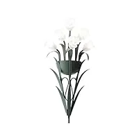 roltin applique de chevet lampe murale romantique en forme d'orchidée en forme de cloche pour chambre à coucher, lampe de chevet rétro de style pastoral pour chambre à coucher, salon, cou