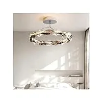 guanzan lampes suspendues de plafond à intensité variable modernes, lumières suspendues led de à, lustres à led