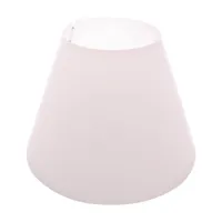 luceplan - abat-jour costanzina ø26cm - blanc/matière plastique/ø 26cm