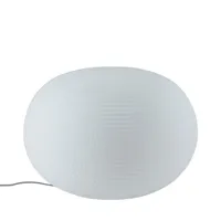 fontana arte - lampe de table bianca led - blanc/h x ø 20x30cm/2700k/1650lm