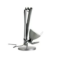 luceplan - lampe de bureau 100w  fortebraccio tavolo - métal/avec pied de table et interrupteur/lxpxh 23,6x35,5x44cm