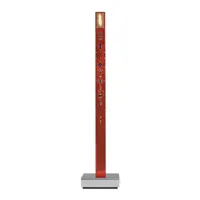 ingo maurer - my new flame led - lampe de table - rouge/avec câble de chargement/luminous colour 2700 kelvin