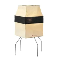 vitra - akari uf1-h - lampe de table - papier/bambou/châssis en fer/51x20x20cm