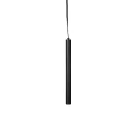 norr 11 - pipe one led - suspension - noir/câble noir/ø 3,5cm/ h: 40cm/80-90lm