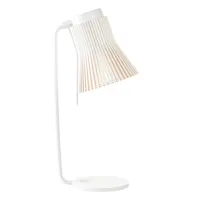 secto design - lampe de table petite 4620 - blanc/laminé/structure laque blanc/3000k/470lm