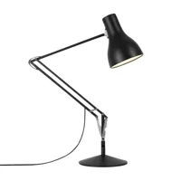 anglepoise - lampe de bureau type 75 - noir foncé/mat/lxp 32x20cm/h 53-66cm/incl. led e27 6w 2700k 470lm cri80