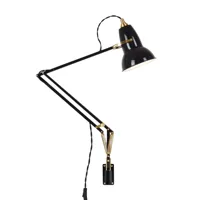 anglepoise - lampe avec support mural original 1227 brass - noir de jais/lxh 45x44cm/2700k/806lm/cri80