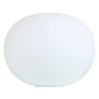 flos - glo ball basic zero - lampe à poser - blanc/verre/polyamide/h:16cm/ ø19cm