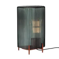 iittala - lampe de table putki - gris, terracotta/revêtu par poudre/lxh 20,5x34cm/avec interrupteur