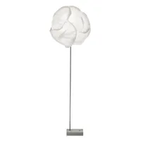 belux - lampadaire led cloud - blanc/polyester/h x ø 170 x 52 cm/2700k/4200lm/dimmable/structure acier inoxydable