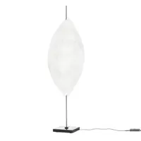 catellani & smith - lampe de table led postkrisi 10 malagolina - blanc/peinte à la main/h 42cm/base 7x7cm/led 2x1w/350ma/110-240v/280lm/2700k/cri80/di
