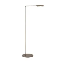 lumina - lampadaire led flo floor - bronze metallic/pxh 42x110cm/3000k/475lm/6w/two steps switch/structure revêtu de vernis