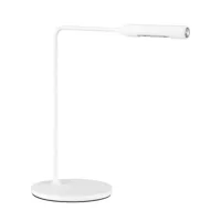lumina - lampe de chevet led flo bedside - blanc/mat/pxh 32x36cm/3000k/250lm/two steps switch/structure revêtu de vernis