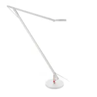 rotaliana - lampadaire led string f1 dim to warm - blanc mat/câble argent/2500-4000k/100-600lm/cri90/variateur push