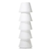 moooi - lampadaire set up shades 5 - blanc/matière plastique/h 67cm/ø20cm