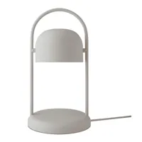 eva solo - lampe de table quay - pierre/revêtu par poudre/h x ø 40x16cm/abat-jour réglable