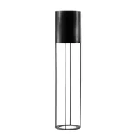 zeus - istanbul - lampadaire - noir/tôle d'acier phosphatée/ø 35 x h 175 cm/avec gradateur