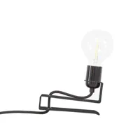 frama - lampe de table clamp - noir/lxhxp 15x13x4,6cm