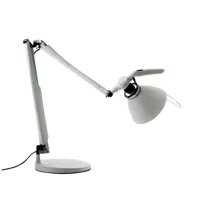 luceplan - lampe de bureau 100w  fortebraccio tavolo - métal/avec pince pour table et interrupteur/pxh 35,5x44cm