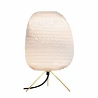graypants - lampe de table ebey - blanc/hxø 40x25cn/avec interrupteur/ douille 1xe27 led max 15w