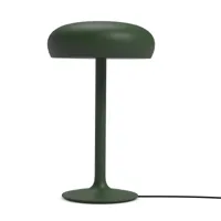 eva solo - lampe de table à batterie avec usb led emendo - vert émeraude/h x ø 39x24cm/led/5v/8w/450lm/2700k/dimmable/avec fiche de type cee 7/16