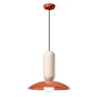 ferroluce - pau c2630 lampe pendante en céramique émaillée de ferroluce