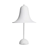 lampe de table pantop 23 - blanc mat
