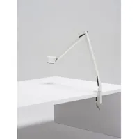 lampe de table winkel w127 - 2 bras - blanc - pince