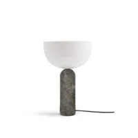 lampe à poser kizu en marbre gris gm