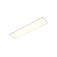 saxby stratus - panneau encastré peinture blanche 40w