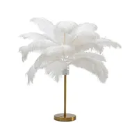lampe plumes blanches