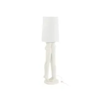 paris prix - lampadaire design couple 155cm blanc
