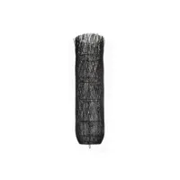abat-jour - non électrifié avec support douille - 45 cm en rotin noir