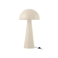 paris prix - lampadaire champignon brillant 99cm blanc