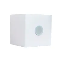 cube lumineux enceinte bluetooth carry play blanc polyéthylène h40cm