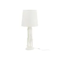 paris prix - lampadaire design couple 90cm blanc