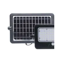 projecteur solaire rechargeable led 10w- 4000k-1100lm ip65 - batterie lithium