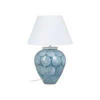 lampe de bureau céramique turquoise 220 v 240 v 41 x 41 x 61 cm