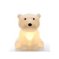 lampe à poser nanuk - ours polaire - 35 x 42 cm