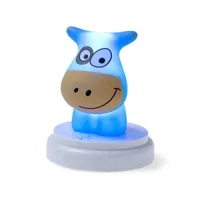 alecto veilleuse à led naughty cow bleu naughty cow