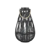 lanterne noire 56 cm tonga 142702