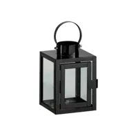 paris prix - lanterne design rectangulaire porta 15cm noir