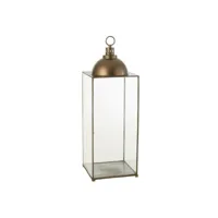paris prix - lanterne design en verre hagrid 121cm bronze