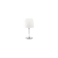 grok flavia - lampe de table chrome 1x e27